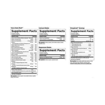 Designs for Health Twice Daily Essential Packets 60 Packets