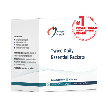 Designs for Health Twice Daily Essential Packets 60 Packets