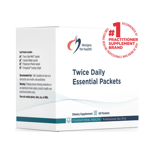 Designs for Health Twice Daily Essential Packets 60 Packets