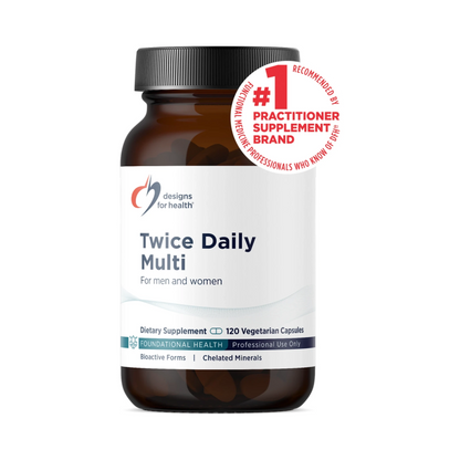 Designs for Health Twice Daily Multi 120 Capsules