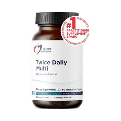 Designs for Health Twice Daily Multi 60 Capsules