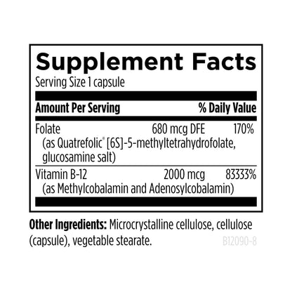 Designs for Health Ultra B12-Folate 90 Capsules