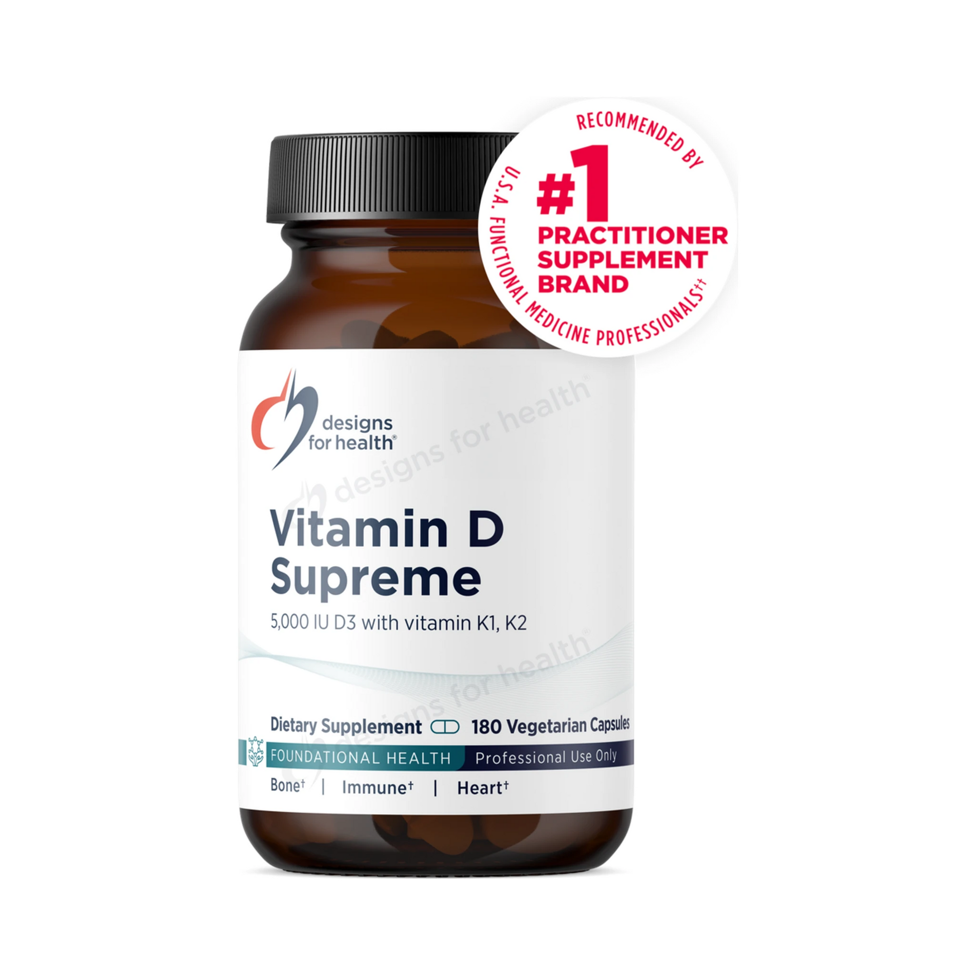 Designs for Health Vitamin D Supreme 180 Capsules
