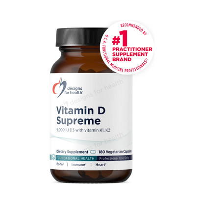 Designs for Health Vitamin D Supreme 180 Capsules