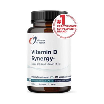 Designs for Health Vitamin D Synergy 120 Capsules