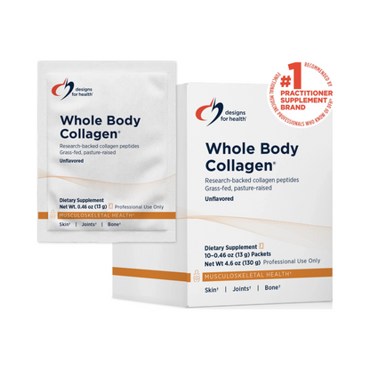 Designs for Health Whole Body Collagen 10 single-use packets