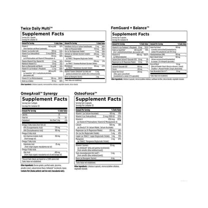Designs for Health Women's Twice Daily Essential Packets 60 Packets