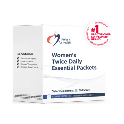 Designs for Health Women's Twice Daily Essential Packets 60 Packets