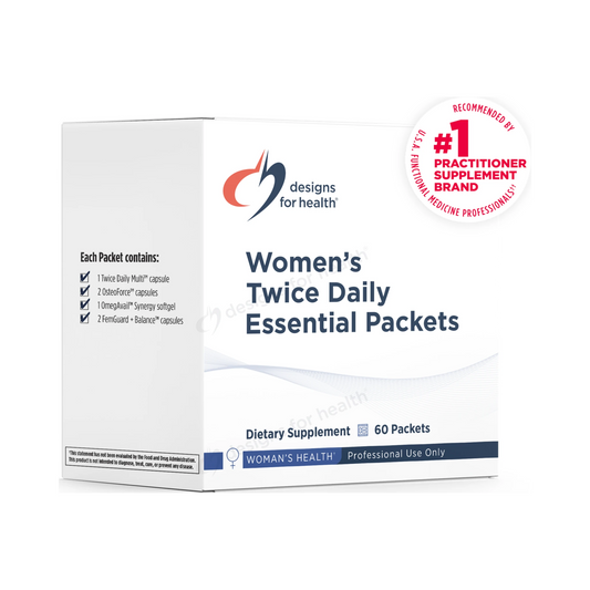 Designs for Health Women's Twice Daily Essential Packets 60 Packets
