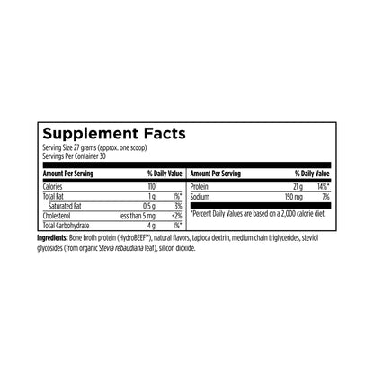 Designs for Sport Grass-Fed Beef Protein Vanilla 810g