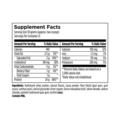 Designs for Sport Hydrolyzed ISO-Whey Protein Chocolate 819g