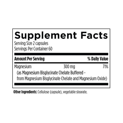 Designs for Sport Magnesium Bisglycinate 120 Capsules