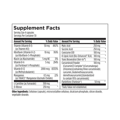 Designs for Sport Mito NRG Complex 120 Capsules