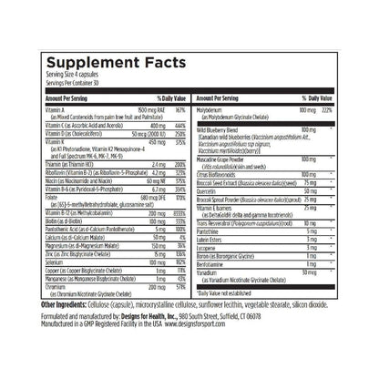 Designs for Sport Multi + Phyto 120 Capsules