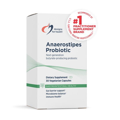 Designs for Health Anaerostipes Probiotic 30 Veg Capsules