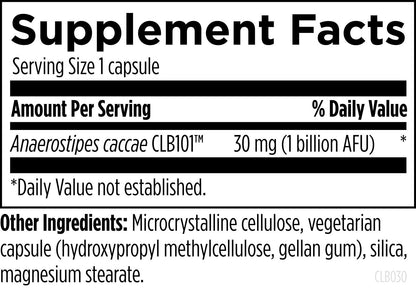 Designs for Health Anaerostipes Probiotic 30 Veg Capsules