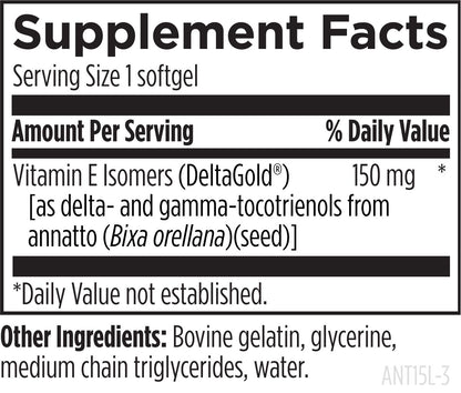 Designs for Health Annatto-E 150 60 Softgels