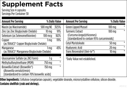 Designs for Health ArthroSoothe 120 Capsules