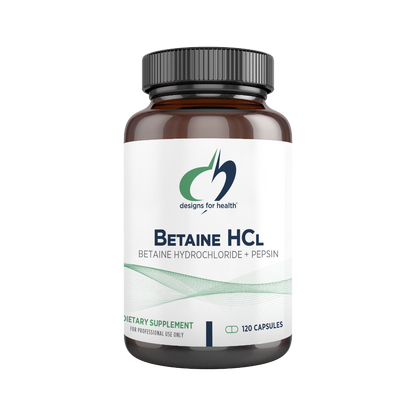 Designs for Health Betaine HCl 120 Capsules