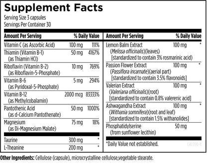 Designs for Health CatecholaCalm 90 Capsules