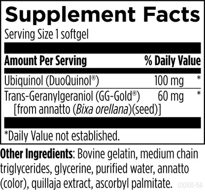 Designs for Health CoQnol 100 60 Softgels