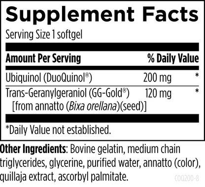 Designs for Health CoQnol 200 60 Softgels