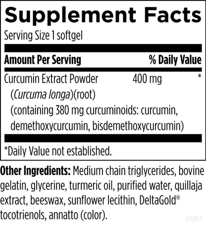 Designs for Health Curcum-Evail 400 120 Softgels