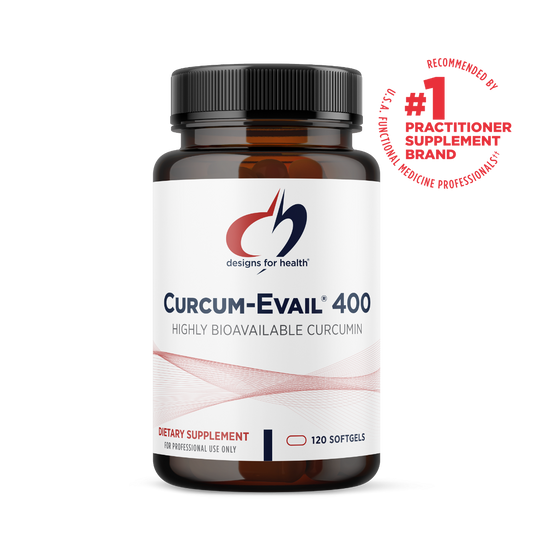 Designs for Health Curcum-Evail 400 120 Softgels