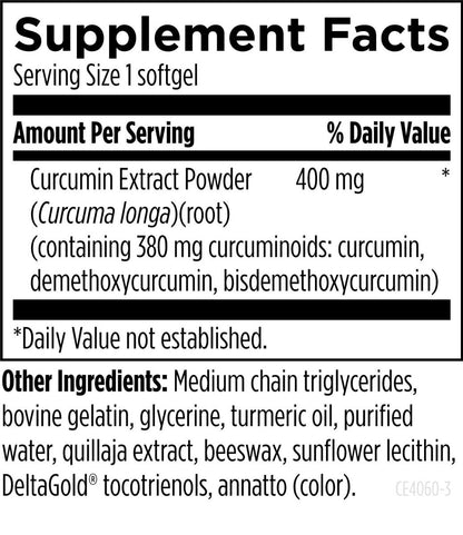 Designs for Health Curcum-Evail 400 60 Softgels