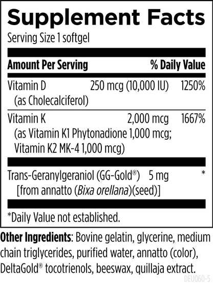 Designs for Health D-Evail 10K 60 Softgels