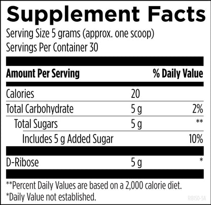 Designs for Health D-Ribose 150g