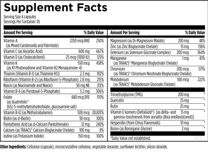 Designs for Health DFH Complete Multi 120 Capsules