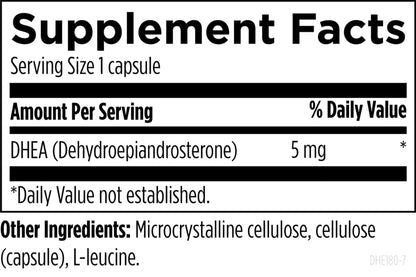Designs for Health DHEA 120 Capsules