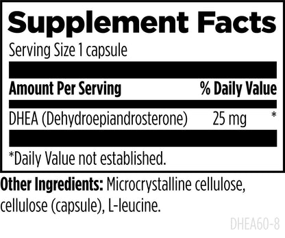 Designs for Health DHEA 60 Capsules