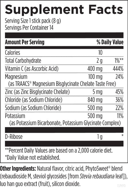 Designs for Health ElectroPure Hydration packs