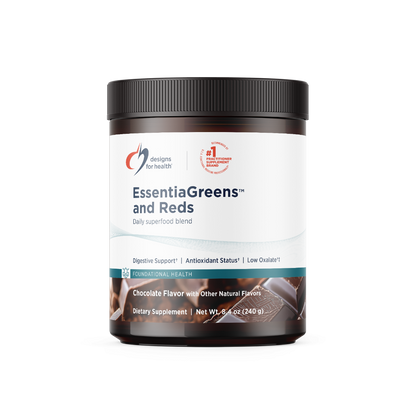 Designs for Health EssentiaGreens and Reds Chocolate240g
