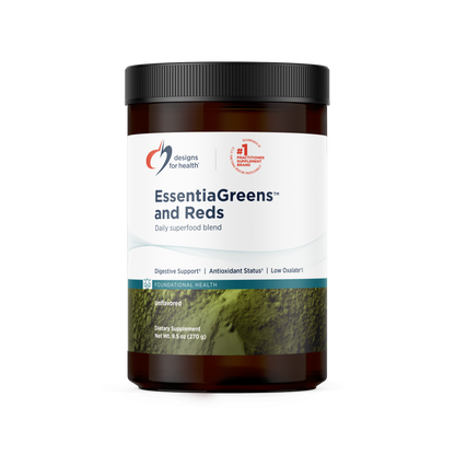 Designs for Health EssentiaGreens and Reds Unflavored 270g
