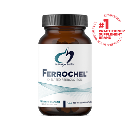 Designs for Health Ferrochel Iron Chelate 120 Capsules