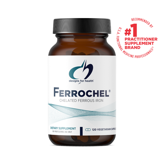 Designs for Health Ferrochel Iron Chelate 120 Capsules