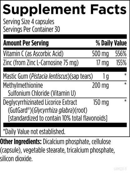 Designs for Health GastroMend-HP 120 Capsules