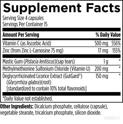Designs for Health GastroMend-HP 60 Capsules