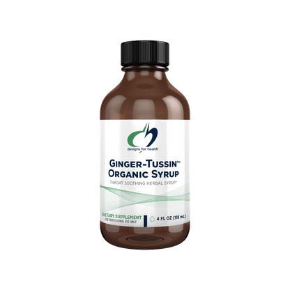 Designs for Health Ginger-Tussin Organic Syrup 118mL