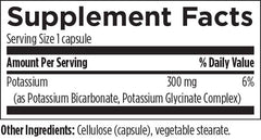 Designs for Health K+2 Potassium 120 Capsules