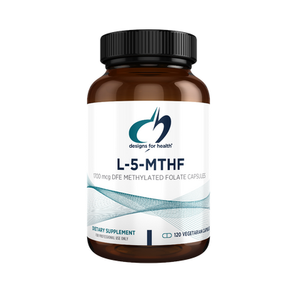 Designs for Health L-5-MTHF 1700mcg 120 Capsules