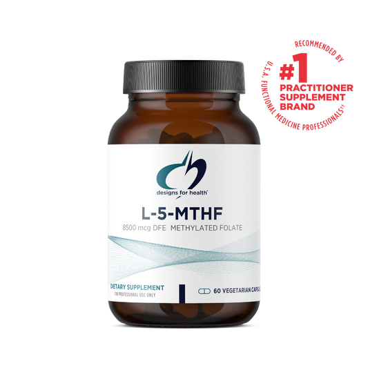 Designs for Health L-5-MTHF 8500 mcg 60 Capsules