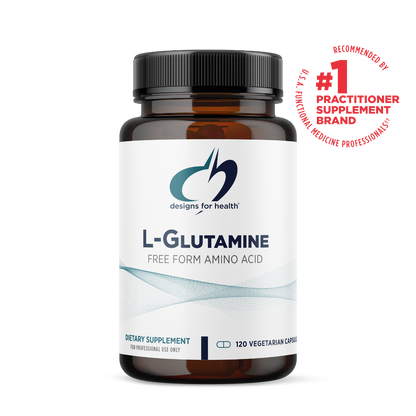 Designs for Health L-Glutamine 120 Capsules