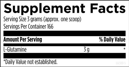 Designs for Health L-Glutamine Powder 500g