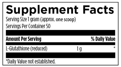 Designs for Health L-Glutathione Power 50g