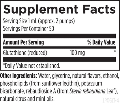 Designs for Health Liposomal Glutathione 50mL Liquid
