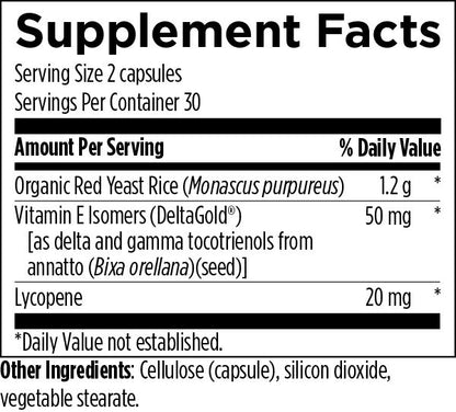 Designs for Health Lipotrienols RYR 60 Capsules